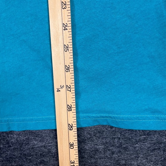 Under Armour Mens XL Turquoise Blue Graphic Basketball Palm Tree T-Shirt Loose - Picture 5 of 8